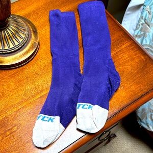 Kids Purple and Gray Socks